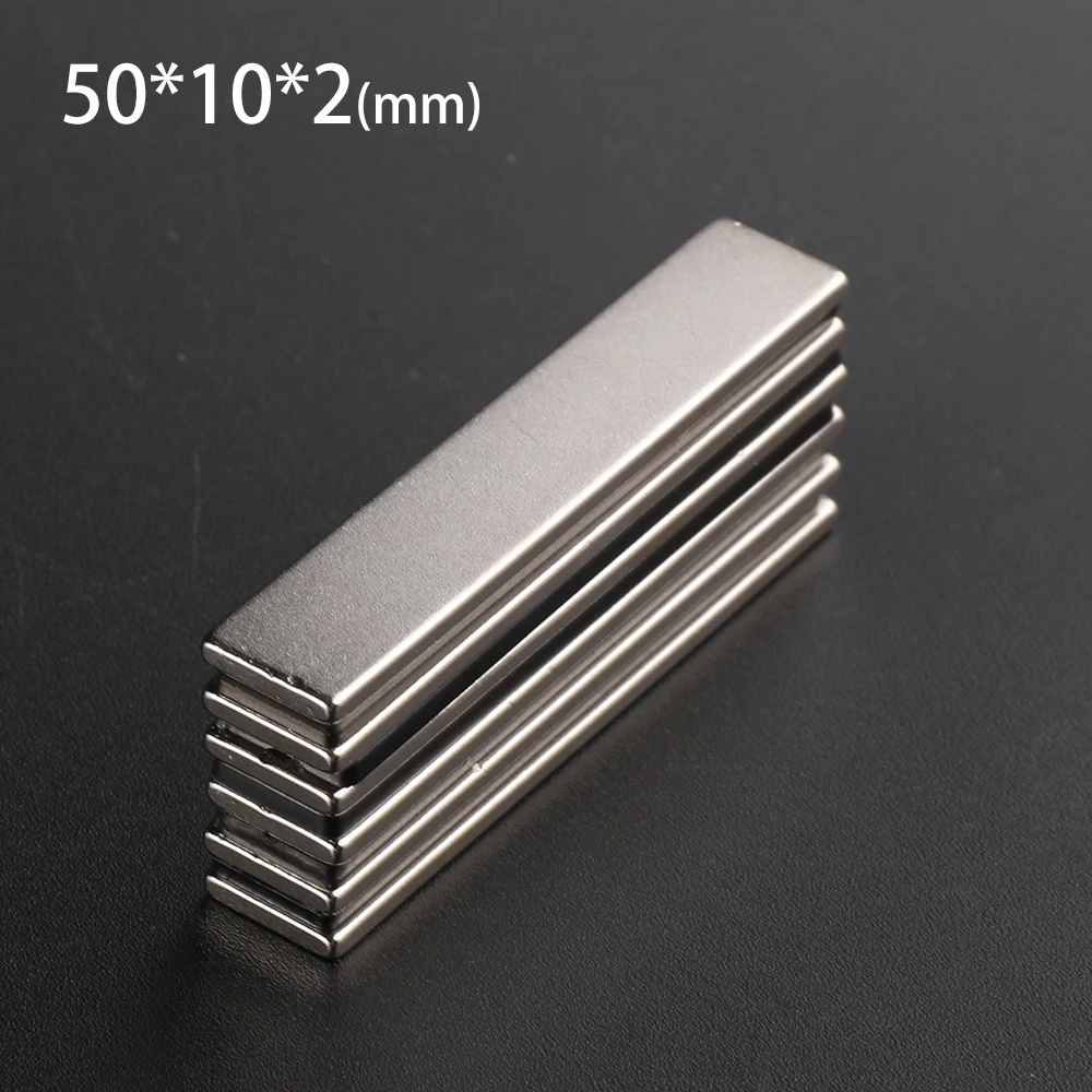 Wangyatian 4pcs/lot 50 x 10 x 2 mm Super Strong Block Cuboid Neodymium Magnets 50*10*2mm Rare Earth Powerful Magnet
Wangyatian 4pcs/lot 50 x 10 x 2 mm Super Strong Block Cuboid Neodymium Magnets 50*10*2mm Rare Earth Powerful Magnet