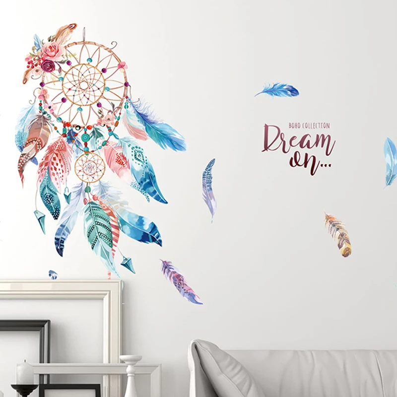 1Pc 3D Creative Living Room Decoration Wallpaper Dream Catcher Wall Sticker Room Bedroom Wall Sticker Home Decor
1Pc 3D Creative Living Room Decoration Wallpaper Dream Catcher Wall Sticker Room Bedroom Wall Sticker Home Decor