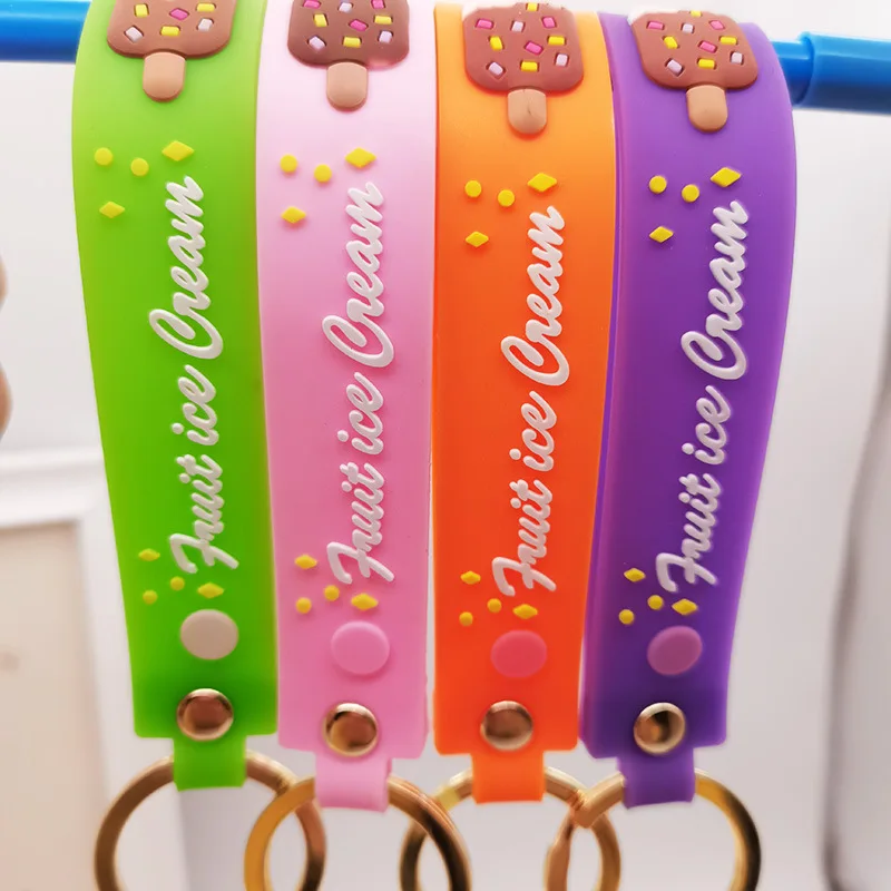 Creative Soft Rubber Female Key Chains Pendant, Ice Cream Cartoon Key Chain, Bag Accessories, Cute Fruit Key Ring
Creative Soft Rubber Female Key Chains Pendant, Ice Cream Cartoon Key Chain, Bag Accessories, Cute Fruit Key Ring