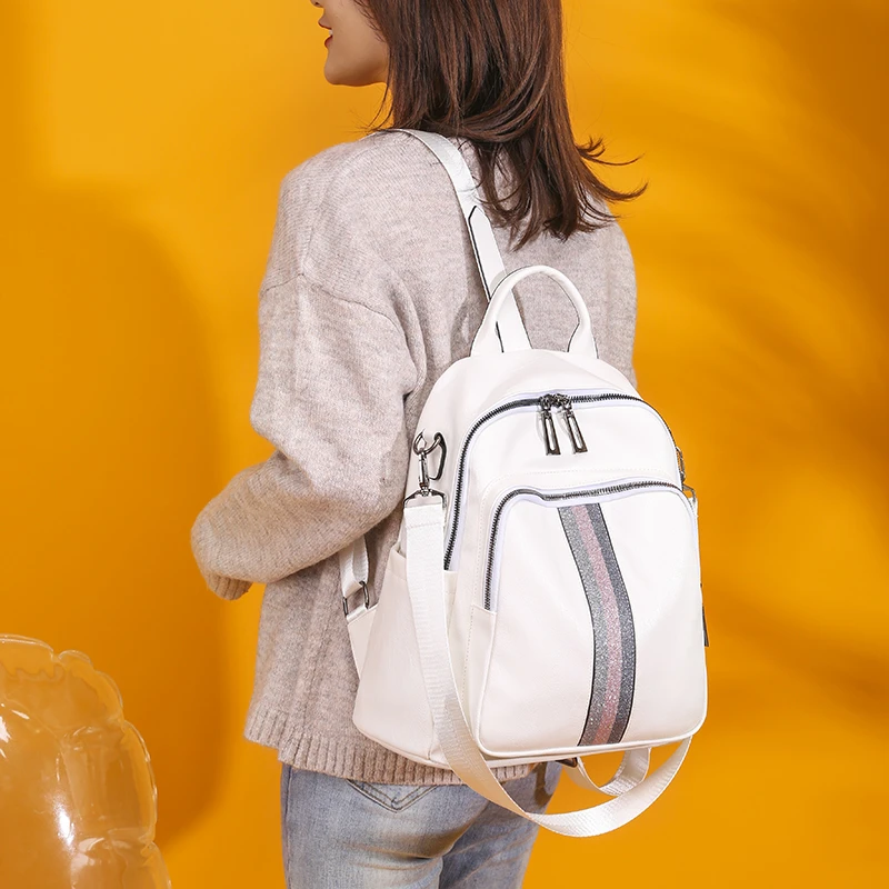 Hot Brand Women Backpack 2020 New PU Leather Waterproof Bag College Style Young Student Bag White Famous Designer Design ZL185
Hot Brand Women Backpack 2020 New PU Leather Waterproof Bag College Style Young Student Bag White Famous Designer Design ZL185