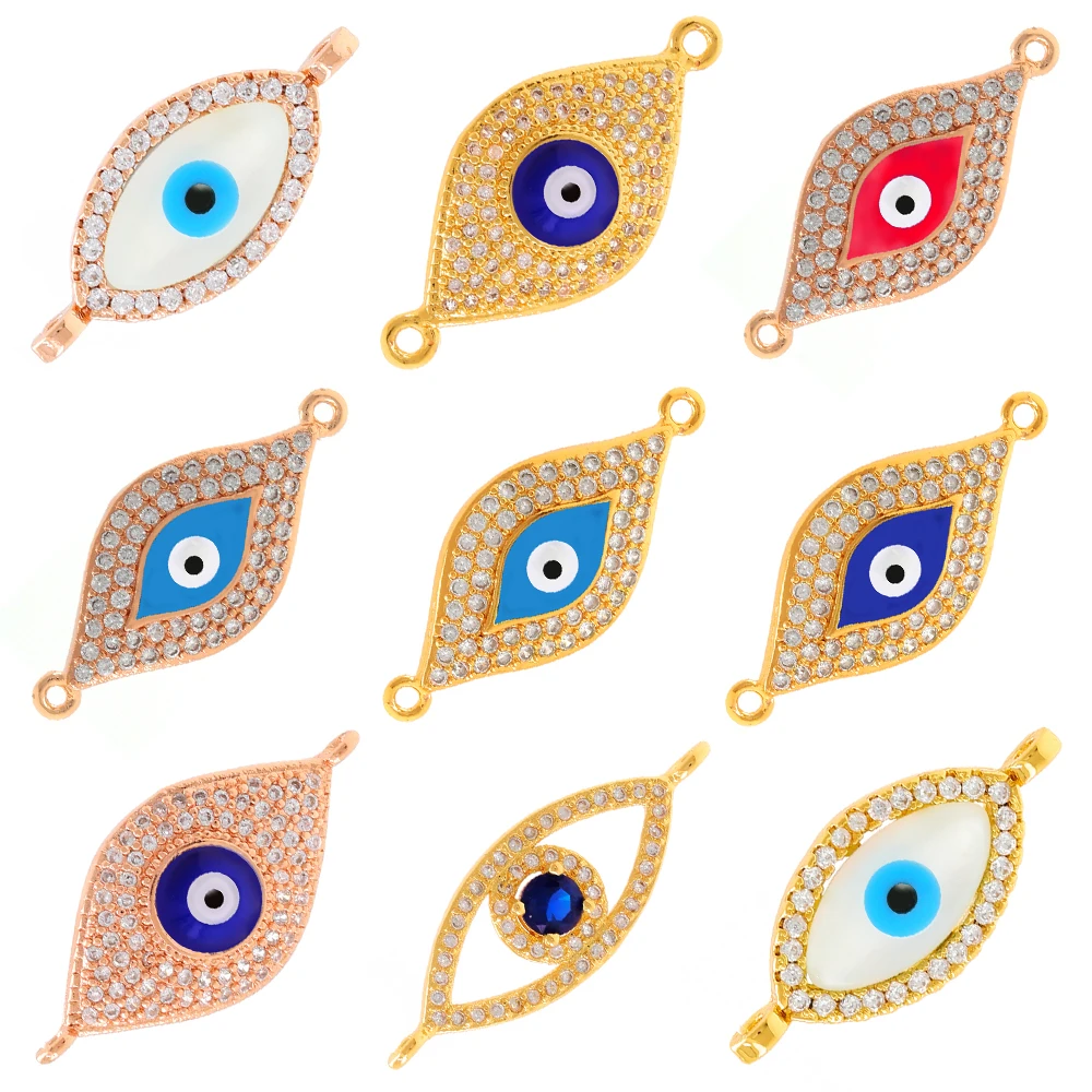 Personality Bracelet Accessories Devil's Eye Micro-inlaid Color Zirconium Heart Pendant Bracelet Palm Blue Eyes DIY Jewelry Acce
Personality Bracelet Accessories Devil's Eye Micro-inlaid Color Zirconium Heart Pendant Bracelet Palm Blue Eyes DIY Jewelry Acce