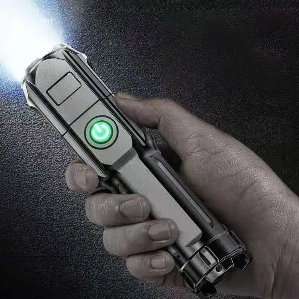 Outdoor Telescopic Torches Flashlight Strong USB Charging Zoom Super Bright 9 LED Flashlight Fast Rechargeable 3-Mode Searchligh
Outdoor Telescopic Torches Flashlight Strong USB Charging Zoom Super Bright 9 LED Flashlight Fast Rechargeable 3-Mode Searchligh