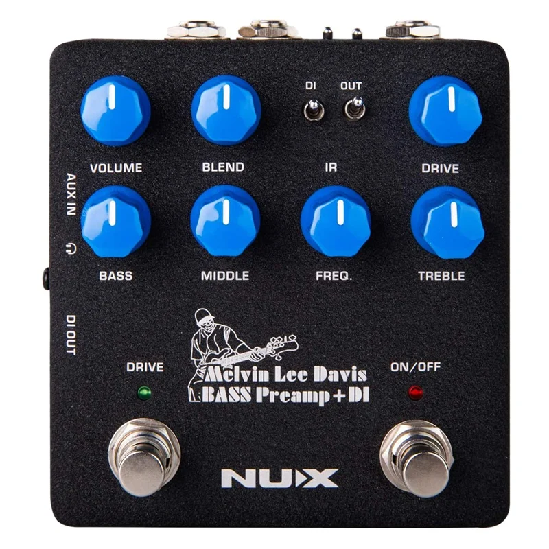 Hot-NUX Melvin Lee Davis NBP-5 Dual Switch Bass Pedal Bass Preamp,DI Box,Impulse Response (IR) Loader,Audio Interface in One
Hot-NUX Melvin Lee Davis NBP-5 Dual Switch Bass Pedal Bass Preamp,DI Box,Impulse Response (IR) Loader,Audio Interface in One