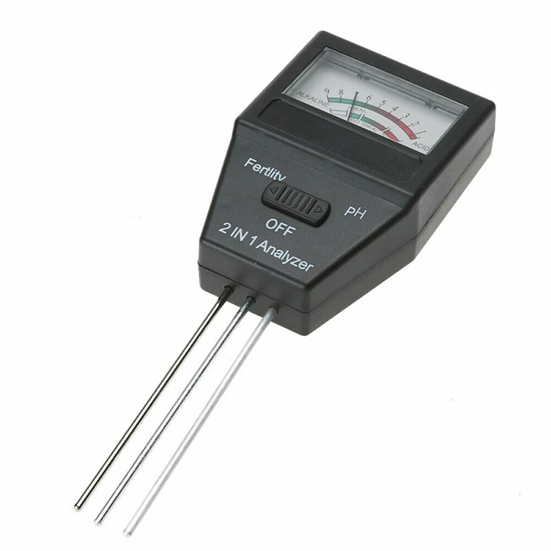 2 in 1 Soil PH Tester Plant Fertile Meter Analyzer PH Meter 3 Probes Garden Tool For Outdoor Flowers And Plants Soil PH Tester
2 in 1 Soil PH Tester Plant Fertile Meter Analyzer PH Meter 3 Probes Garden Tool For Outdoor Flowers And Plants Soil PH Tester