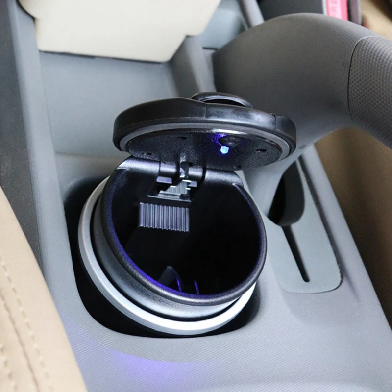 

Car LED ashtray garbage coin storage cup for skoda Octavia a5 a7 2 rapid Fabia YETI superb vw passat Bora POLO GOLF 6 Jetta MK5