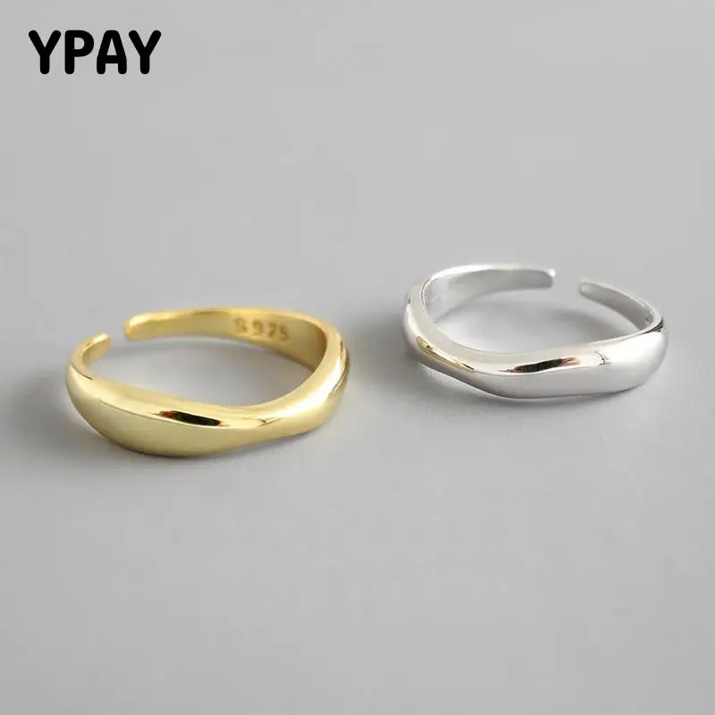 Женские открытые кольца YPAY из настоящего серебра 925 пробы в Корейском стиле, простые неправильной формы, волнистое кольцо, ювелирные издели...
Женские открытые кольца YPAY из настоящего серебра 925 пробы в Корейском стиле, простые неправильной формы, волнистое кольцо, ювелирные издели...