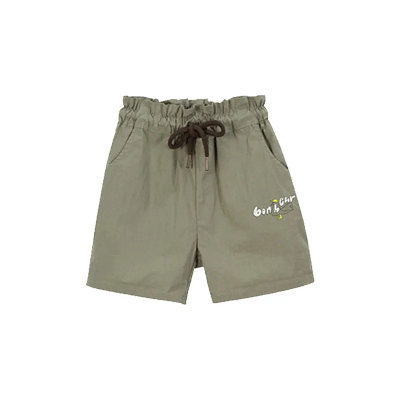 Summer Boys' and Girls' Shorts Korean Children's Fashion Leisure Cartoon Embroidery Stretch Waist Lace Up Solid Color Shorts NEW
Summer Boys' and Girls' Shorts Korean Children's Fashion Leisure Cartoon Embroidery Stretch Waist Lace Up Solid Color Shorts NEW