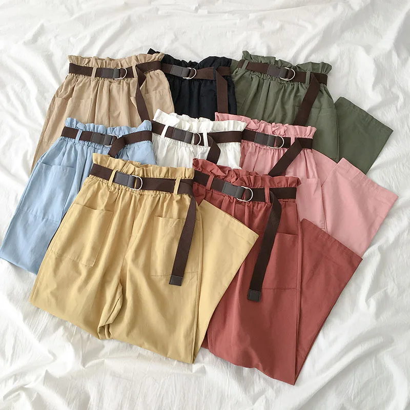 Obrix Harem Cotton Loose Straight Soft Casual Style Pants High Elastic Waist Safari Streetwear Formal Trousers For Women
Obrix Harem Cotton Loose Straight Soft Casual Style Pants High Elastic Waist Safari Streetwear Formal Trousers For Women