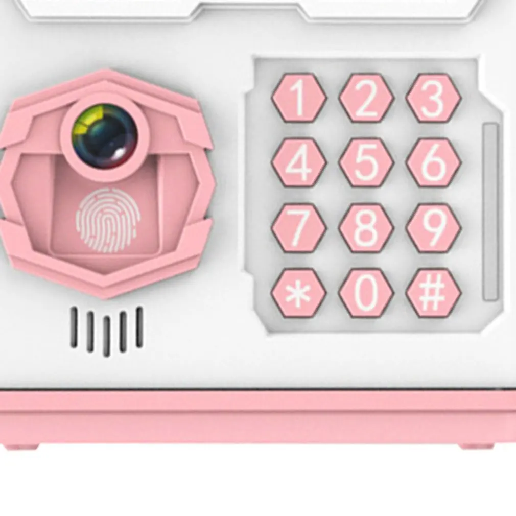 Simulation Face Recognition Piggy Bank Safe ATM Bank Saving Box Music Money Box Electronic Piggy bank Paper Money Cash Coin Bank
Simulation Face Recognition Piggy Bank Safe ATM Bank Saving Box Music Money Box Electronic Piggy bank Paper Money Cash Coin Bank
