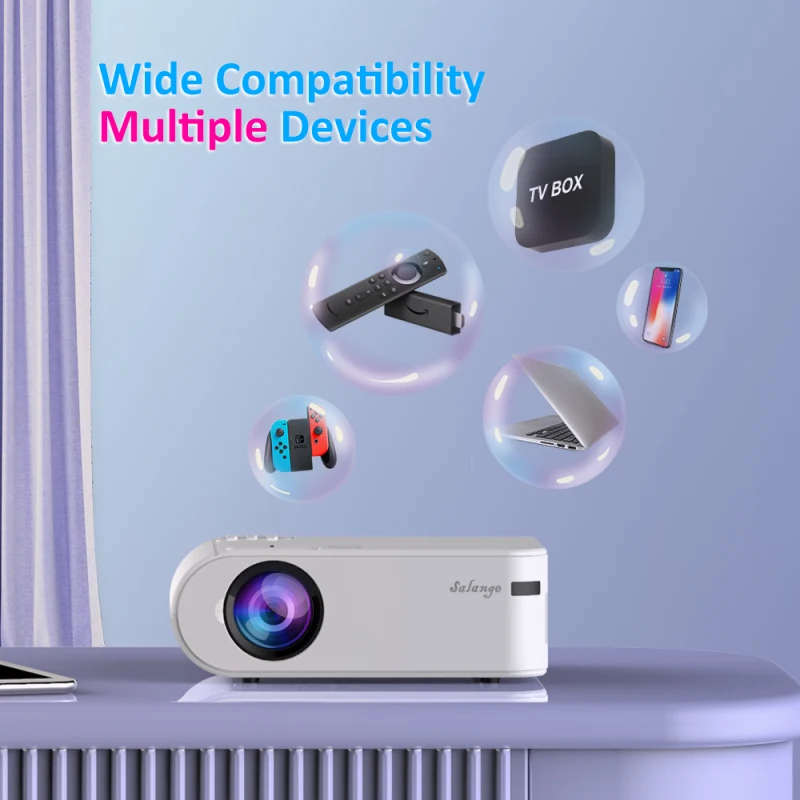 1pc New P62 Mini Projector 4000 Lumens 1920*7200P Supported LED Video Beamer For Mobile Phone Mirroring Android
1pc New P62 Mini Projector 4000 Lumens 1920*7200P Supported LED Video Beamer For Mobile Phone Mirroring Android