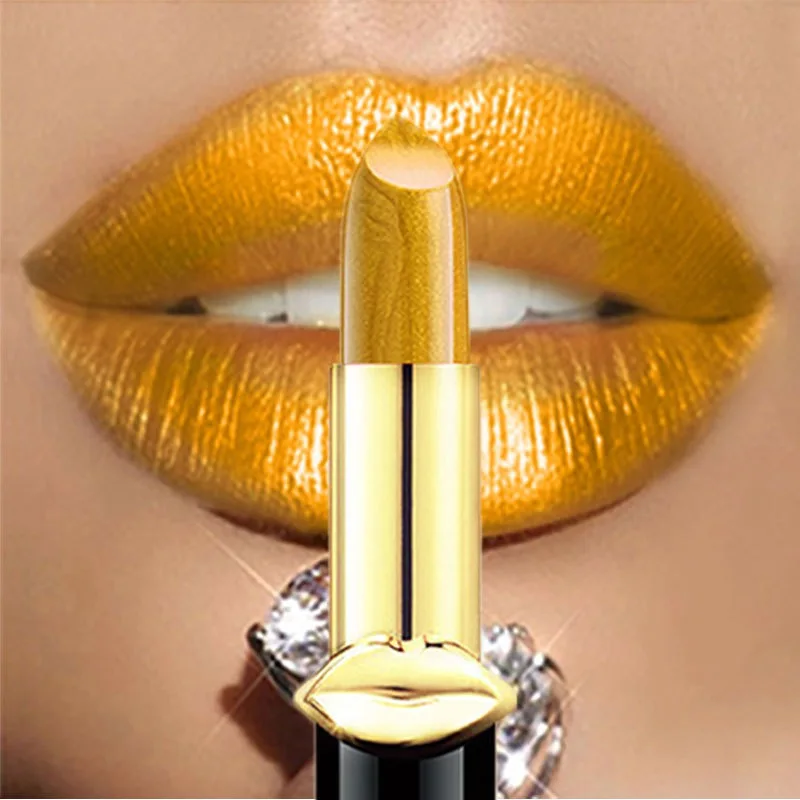 Mermaids shiny metallic lipstick big lips matte pearl mouth red lip gilt lipstick
Mermaids shiny metallic lipstick big lips matte pearl mouth red lip gilt lipstick