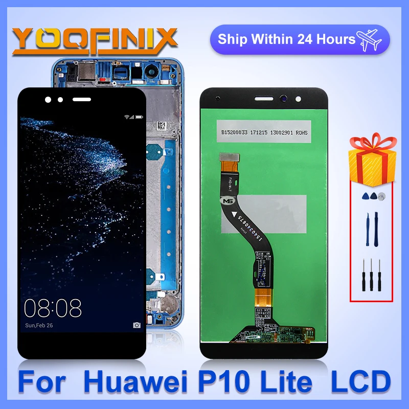 ЖК-дисплей 5,2 дюйма для Huawei P10 Lite с дигитайзером в сборе, сменная деталь для Huawei P10 Lite, дисплей с искусственными элементами, ЖК-дисплей
ЖК-дисплей 5,2 дюйма для Huawei P10 Lite с дигитайзером в сборе, сменная деталь для Huawei P10 Lite, дисплей с искусственными элементами, ЖК-дисплей