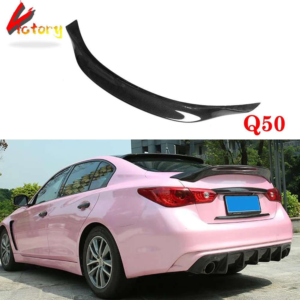 Для Infiniti Q50 q50 задней панели из углеродных волокон задняя Спойлеры на багажник диффузор сплиттер
Для Infiniti Q50 q50 задней панели из углеродных волокон задняя Спойлеры на багажник диффузор сплиттер