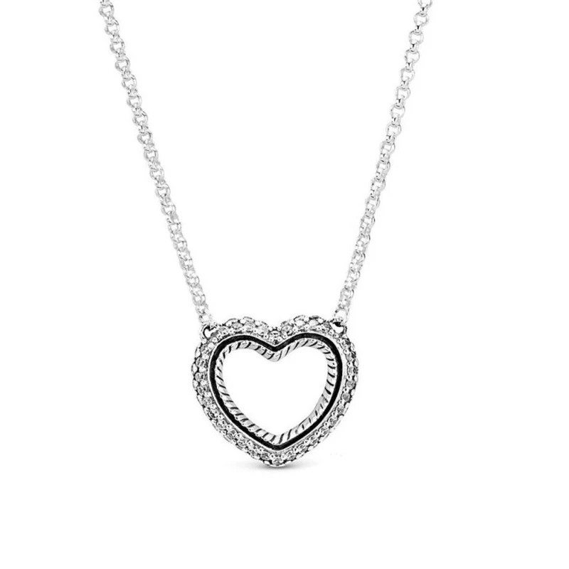 Lady Birthday Gift 2020 Autumn New 925 Sterling Silver Necklaces Silver Love Pendant Silver Necklaces Women DIY Fashion Jewelry
Lady Birthday Gift 2020 Autumn New 925 Sterling Silver Necklaces Silver Love Pendant Silver Necklaces Women DIY Fashion Jewelry
