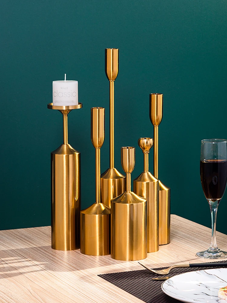 Luxury Gold Candle Holders Metal Modern Pillar European Geometric Candle Holder Nordic Style Porta Velas Home Decor DE50ZT
Luxury Gold Candle Holders Metal Modern Pillar European Geometric Candle Holder Nordic Style Porta Velas Home Decor DE50ZT