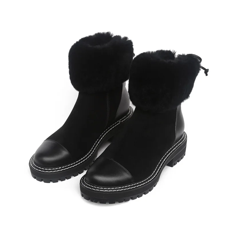 Korean Version Thick-soled Snow Boots Women's Winter New Fashion Plus Velvet Short Tube Cotton Shoes Wild Round Toe Heel Boots
Korean Version Thick-soled Snow Boots Women's Winter New Fashion Plus Velvet Short Tube Cotton Shoes Wild Round Toe Heel Boots