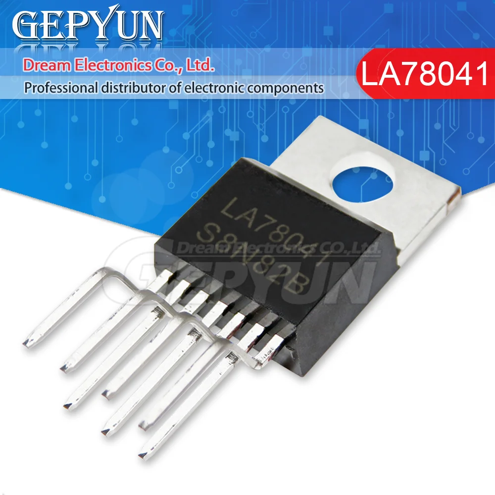 10 шт. LA78041 TO-220 78041 TO-220-7 новая Оригинальная фотография
10 шт. LA78041 TO-220 78041 TO-220-7 новая Оригинальная фотография