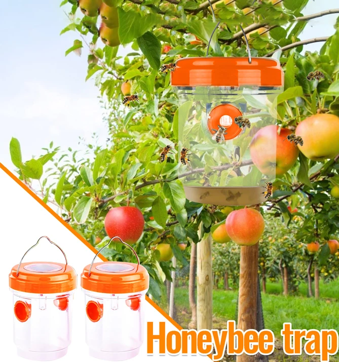 2Pcs Solar Wasp Trap LED Bee Trap Insect Trap Fruit Fly Trap Solar Charging Wasp Traps for Outdoors Effective and Reusable
2Pcs Solar Wasp Trap LED Bee Trap Insect Trap Fruit Fly Trap Solar Charging Wasp Traps for Outdoors Effective and Reusable