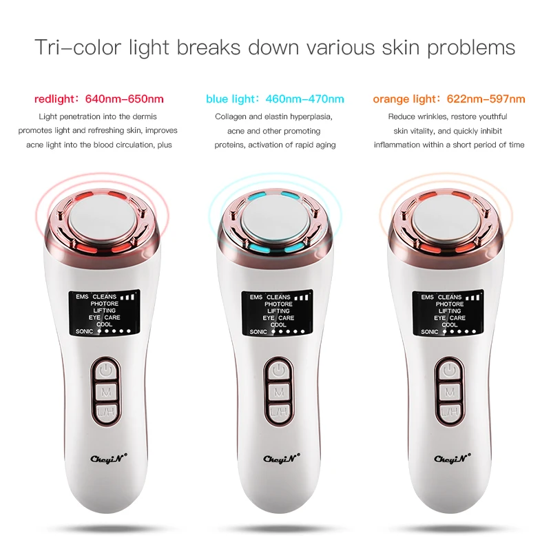 Ckeyin Electric Face Skin Massager for Women Cold Hot Positive Negative Ions Face Deep Cleaning Tool Skin Massager Anti-wrinkle
Ckeyin Electric Face Skin Massager for Women Cold Hot Positive Negative Ions Face Deep Cleaning Tool Skin Massager Anti-wrinkle