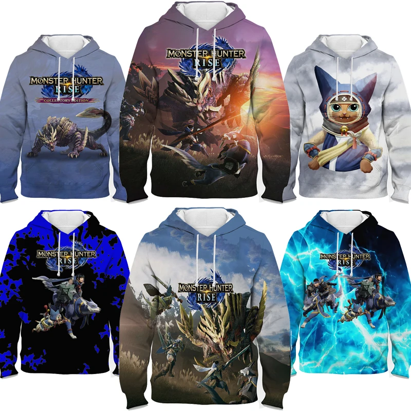 Spring Autumn Kids Monster Hunter Rise Hoodies Children Cartoon Anime 3D Print Sweatshirts Toddler Tops Boys Girls Pullovers
Spring Autumn Kids Monster Hunter Rise Hoodies Children Cartoon Anime 3D Print Sweatshirts Toddler Tops Boys Girls Pullovers