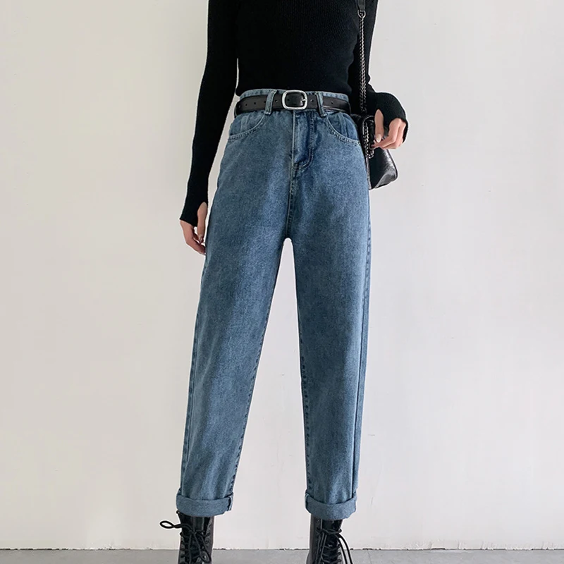 Plus Size Straight Denim Harem Pants For Women Vintage High Waist Retro Mom Boyfriend Jeans Solid Ankle Length Casual Trousers
Plus Size Straight Denim Harem Pants For Women Vintage High Waist Retro Mom Boyfriend Jeans Solid Ankle Length Casual Trousers