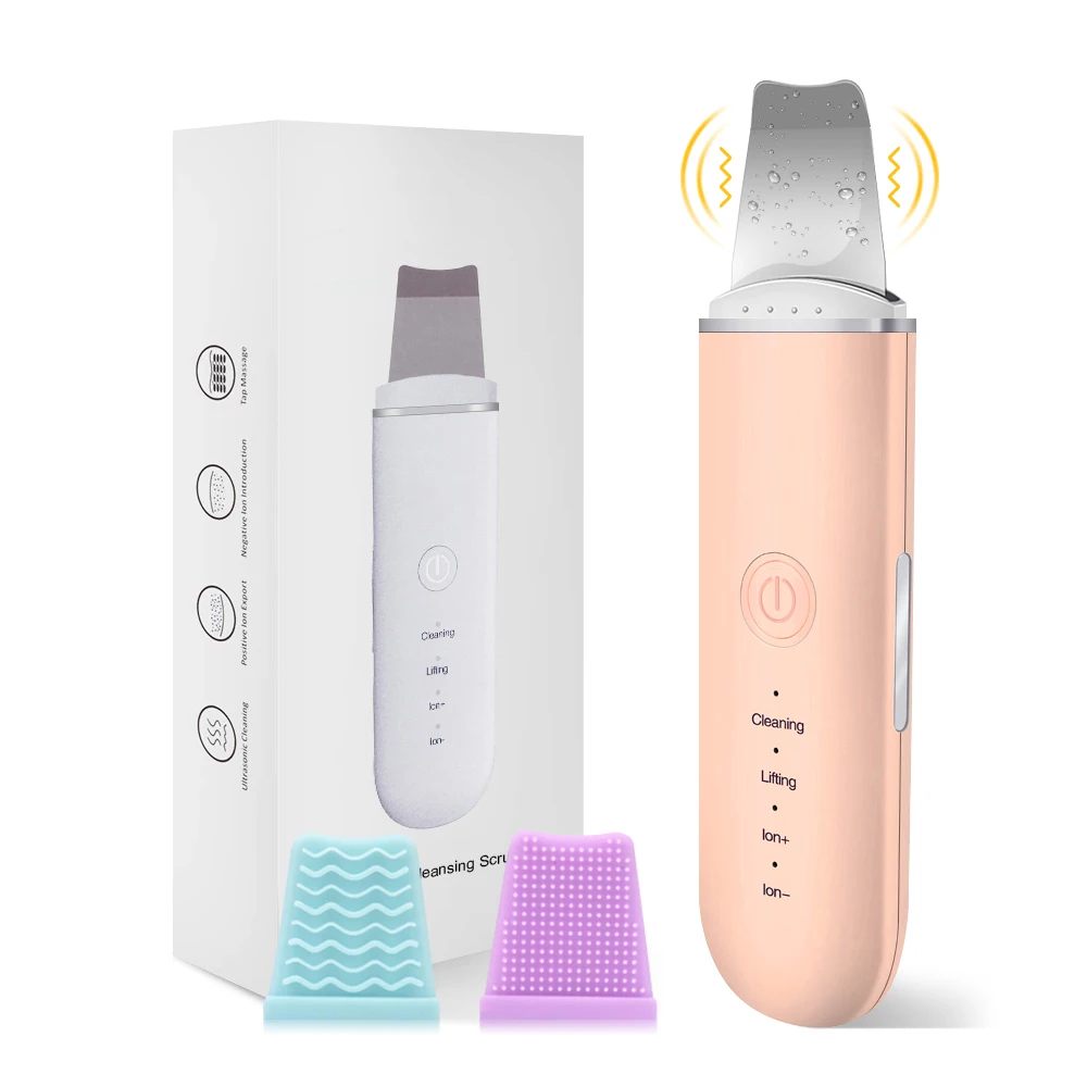 Ultrasonic Skin Scrubber Pore Cleaner Exfoliating Machine Facial Lift Machine Deep Face Cleaning Peeling Facial Face Scrubber
Ultrasonic Skin Scrubber Pore Cleaner Exfoliating Machine Facial Lift Machine Deep Face Cleaning Peeling Facial Face Scrubber
