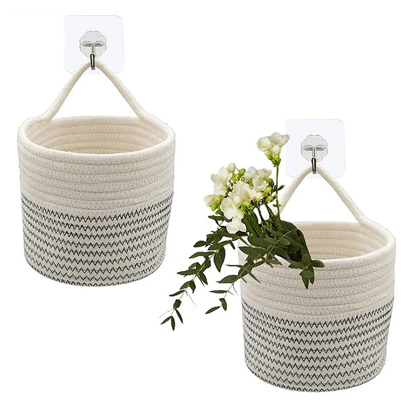 Woven Wall Hanging Basket Living Room Desktop Decorative Storage Basket Organizer Handmade Flower Pots Decoration Bohemian decor
Woven Wall Hanging Basket Living Room Desktop Decorative Storage Basket Organizer Handmade Flower Pots Decoration Bohemian decor