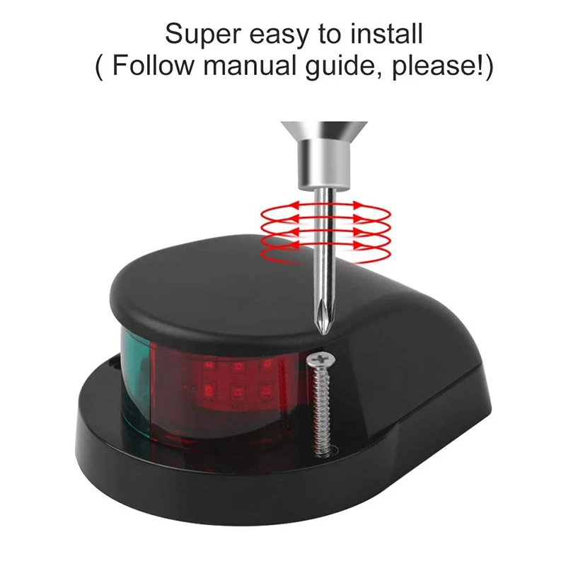 12V LED Navigation Light Red and Green Light Yacht Ship Signal Light Ship Head Light Navigation Signal Light
12V LED Navigation Light Red and Green Light Yacht Ship Signal Light Ship Head Light Navigation Signal Light
