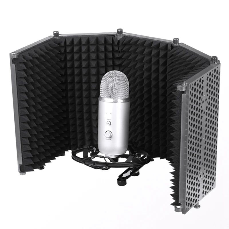 Microphone Shield for Recording Sound Live Broadcast Microphone Accessories Premium Noise-Absorbing Musical Accessories
Microphone Shield for Recording Sound Live Broadcast Microphone Accessories Premium Noise-Absorbing Musical Accessories