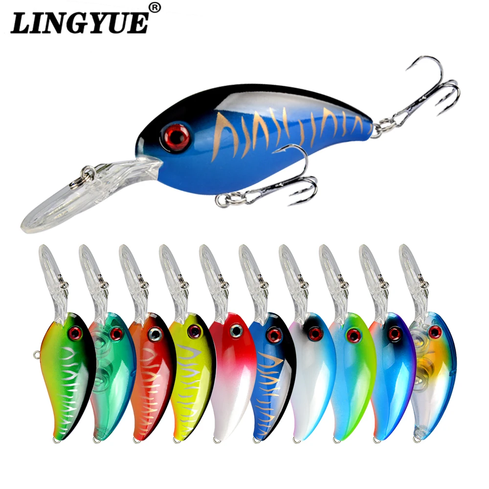 New Arrival 1pcs Fishing Lures 10cm 15g Hard Baits 7 colors Available Bass Crankbait Wobblers Fishing Tackle With 3D Eyes Hooks
New Arrival 1pcs Fishing Lures 10cm 15g Hard Baits 7 colors Available Bass Crankbait Wobblers Fishing Tackle With 3D Eyes Hooks