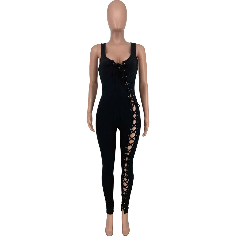 Hollow Out Jumpsuits Women 2021 New Trendy Sexy Net Plaid Hole Skinny Elastic Club Streetwear Solid Rompers Female Outfits
Hollow Out Jumpsuits Women 2021 New Trendy Sexy Net Plaid Hole Skinny Elastic Club Streetwear Solid Rompers Female Outfits
