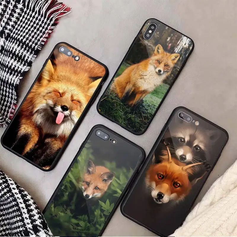 Cute Animal Raccoon Fox Phone Case Tempered glass For iphone 6 7 8 plus X XS XR 11 12 13 PRO MAX mini
Cute Animal Raccoon Fox Phone Case Tempered glass For iphone 6 7 8 plus X XS XR 11 12 13 PRO MAX mini