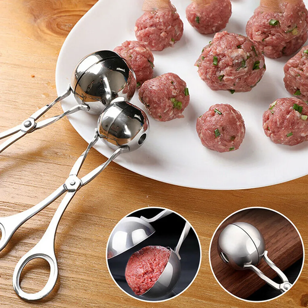 1pc S/l Stainless Steel Meat Baller Scoop Meatball Maker Corrosion Resistant High Quality Cooking Tool Kitchen Gadget
1pc S/l Stainless Steel Meat Baller Scoop Meatball Maker Corrosion Resistant High Quality Cooking Tool Kitchen Gadget
