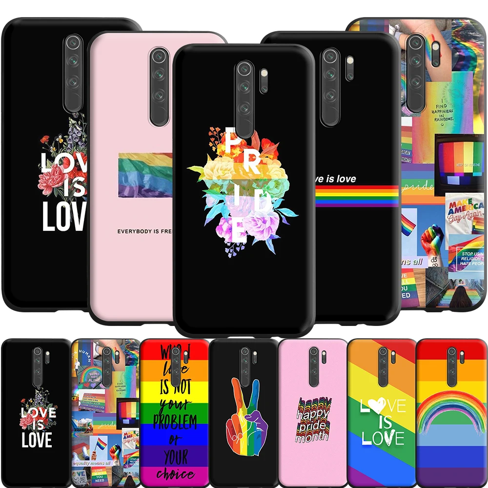 Чехол Радужный ЛГБТ для Xiaomi Redmi Note 9 9S 5 6 7 7A 8 8A 8T 9A 9C K20 Pro 9T 10 Max K40|Бамперы| |