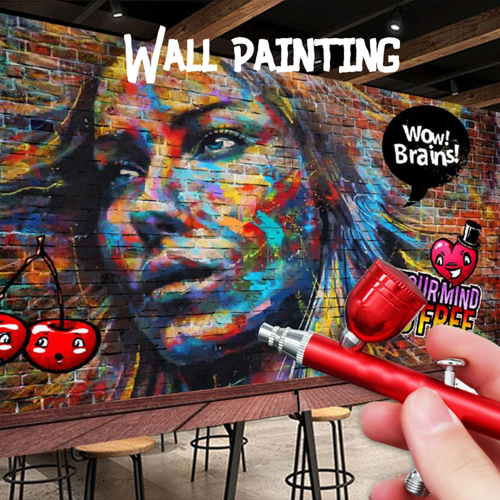 AR130 Dual Action Gravity Feed Spray Gun Kit with Wrench Straw Airbrush Paint Tool for Art Craft Model Paint Spraying Hobby
AR130 Dual Action Gravity Feed Spray Gun Kit with Wrench Straw Airbrush Paint Tool for Art Craft Model Paint Spraying Hobby