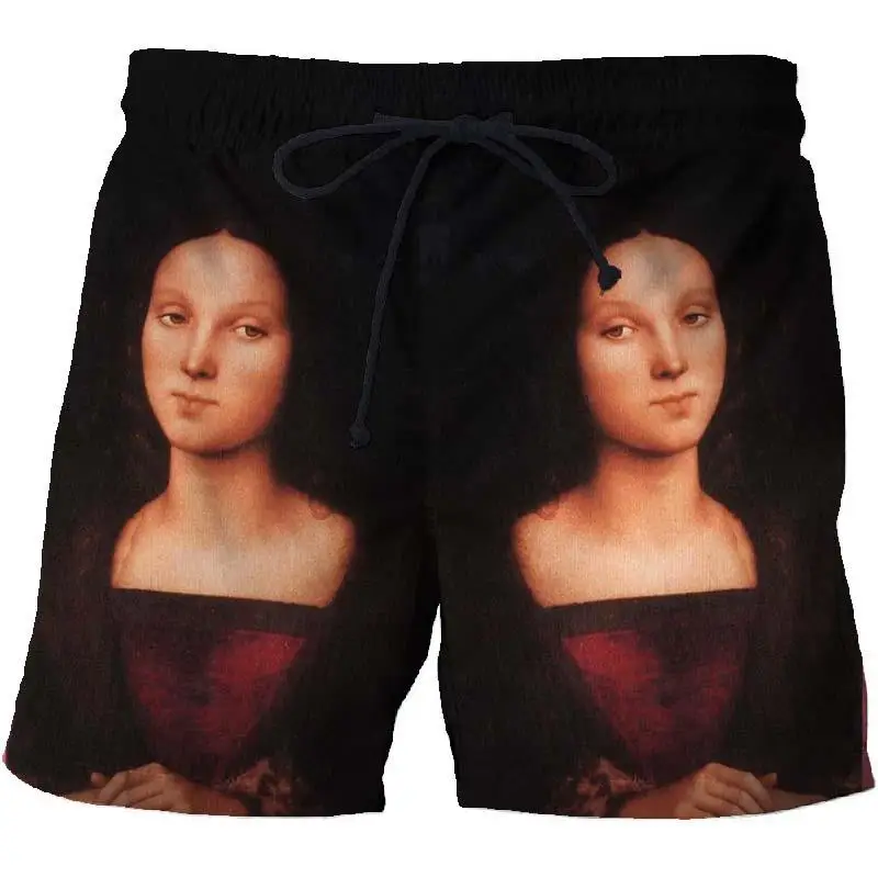 World famous painting new 3D printing shorts summer beach shorts swimwear loose casual running sports shorts loose shorts
World famous painting new 3D printing shorts summer beach shorts swimwear loose casual running sports shorts loose shorts