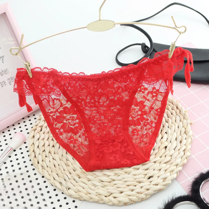 Women Bandage Panties Knickers Lace Female Underwears Briefs Seamless Low Waist Soft Sexy Thongs Lace Up Intimate Lingerie
Women Bandage Panties Knickers Lace Female Underwears Briefs Seamless Low Waist Soft Sexy Thongs Lace Up Intimate Lingerie