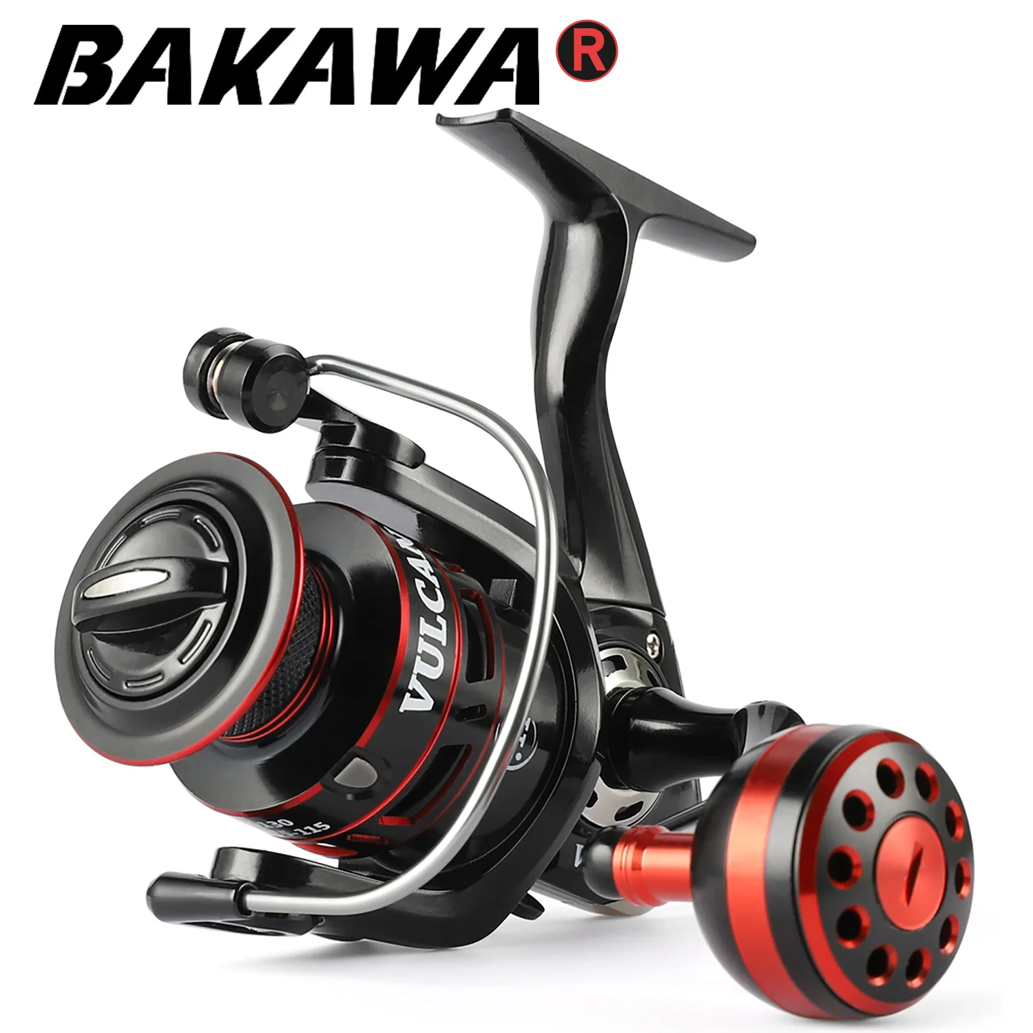 

BAKAWA Spinning Fishing Reel 1000-7000 Series Pesca 5.2:1 Gear Ratio 10kg Max Drag Power Metal Spool Sea Saltwater Carp Tackle