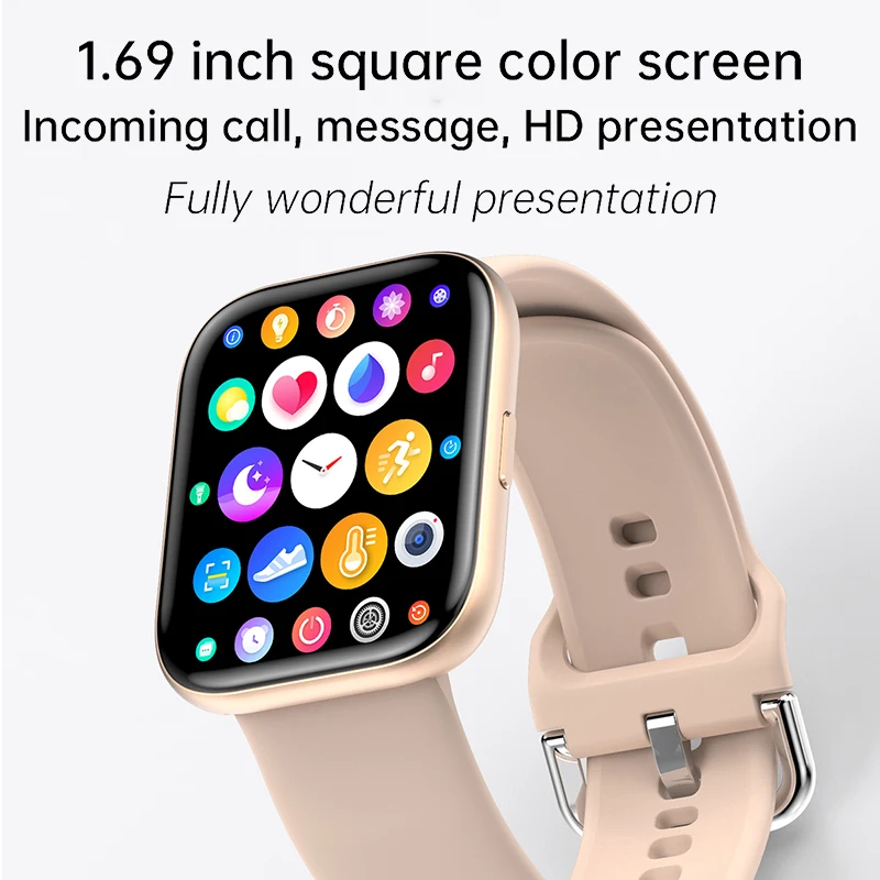 G69 Smart Watch for Men and Women 1.69 Inch Fitness Tracker IP68 Waterproof Heart Rate Blood Pressure SmartWatch PK Apple iwatch
G69 Smart Watch for Men and Women 1.69 Inch Fitness Tracker IP68 Waterproof Heart Rate Blood Pressure SmartWatch PK Apple iwatch