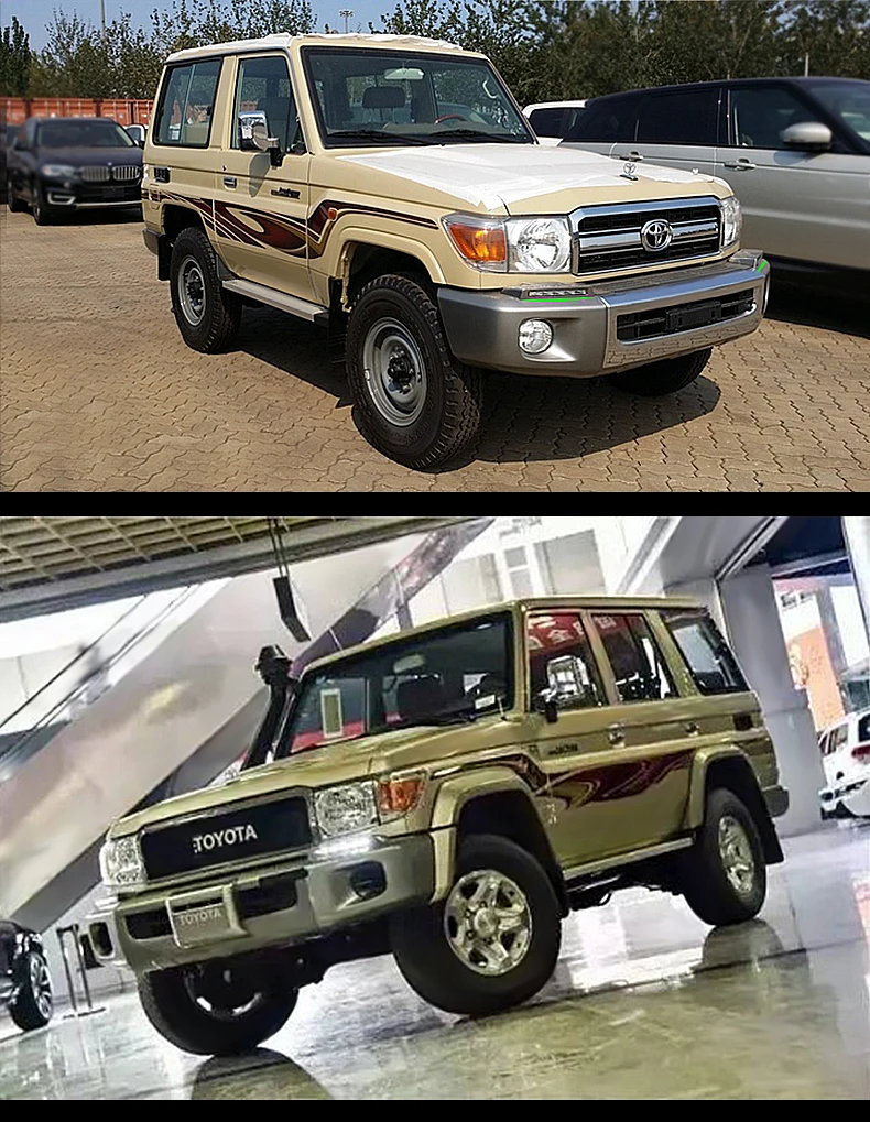 2pcs LED Front Bumper Lamp Daytime Running light For Toyota Land Cruiser 76 LC70 LC71 LC76 LC77 LC79 Accessories
2pcs LED Front Bumper Lamp Daytime Running light For Toyota Land Cruiser 76 LC70 LC71 LC76 LC77 LC79 Accessories