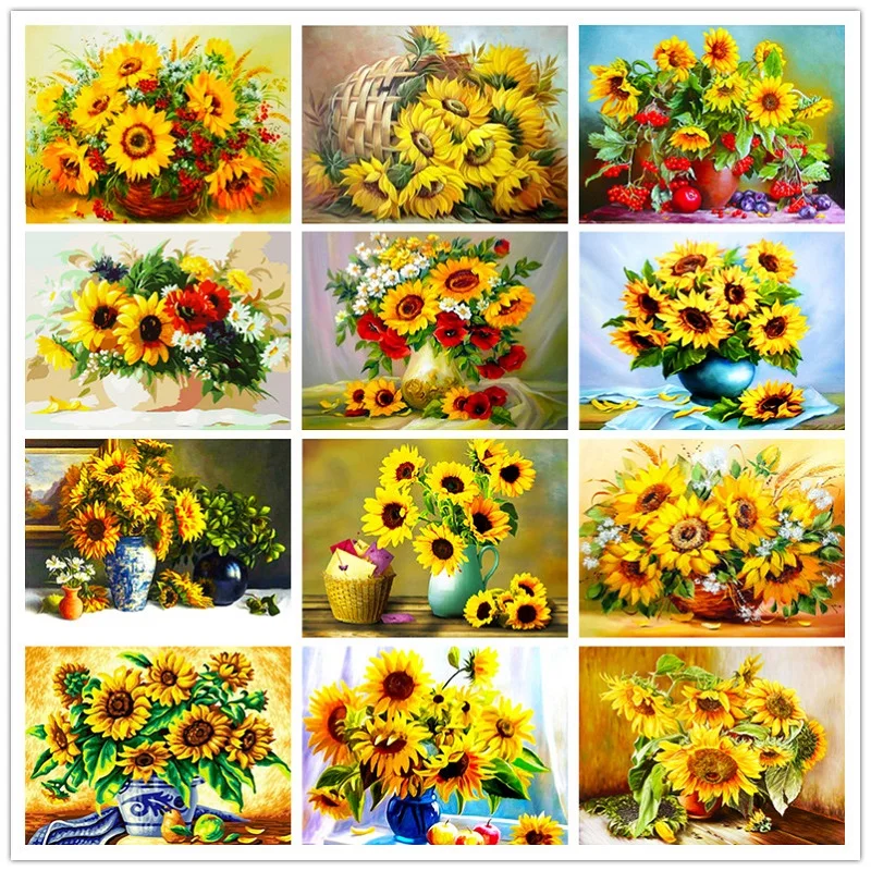 Flower Embroidery Diamond Painting Sunflower Kitchen Decoration Painting Diy Cross Stitch Full Diamond Mosaic Picture
Flower Embroidery Diamond Painting Sunflower Kitchen Decoration Painting Diy Cross Stitch Full Diamond Mosaic Picture