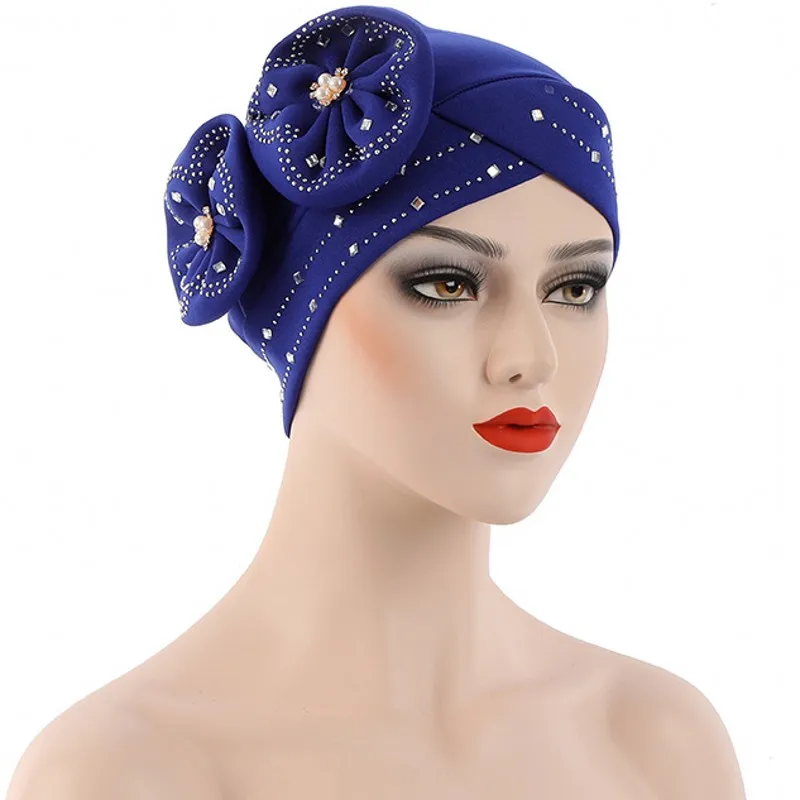 African Turbans Head Tie Women Bandana Stick Flower With Diamond Bonnet 2021 New Fashion Caps African Head Wraps Hijab Auto Gele
African Turbans Head Tie Women Bandana Stick Flower With Diamond Bonnet 2021 New Fashion Caps African Head Wraps Hijab Auto Gele