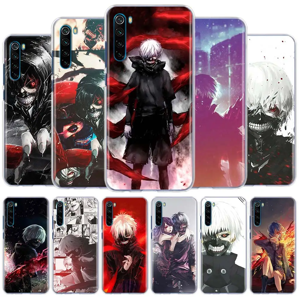 Чехол для телефона Anime Manga tokyo ghouls Xiaomi Redmi Note 9 Pro 9S 6 7 8 8T 6A 7A 8A 9A 9C K20 K30 Жесткий