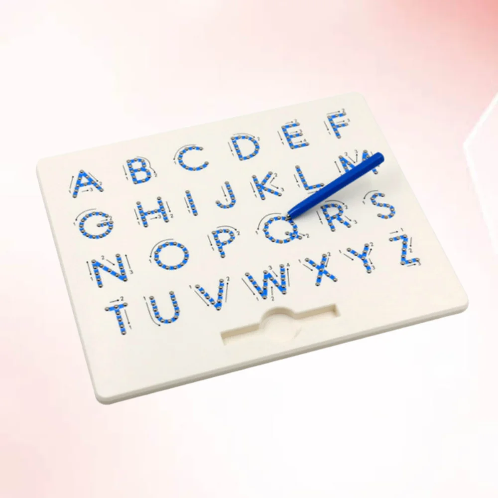 Steel Alphabet Board Magnetic Drawing Board Alphabet Sketchpad Kids Educational Sky-Blue (Capital Board)
Steel Alphabet Board Magnetic Drawing Board Alphabet Sketchpad Kids Educational Sky-Blue (Capital Board)