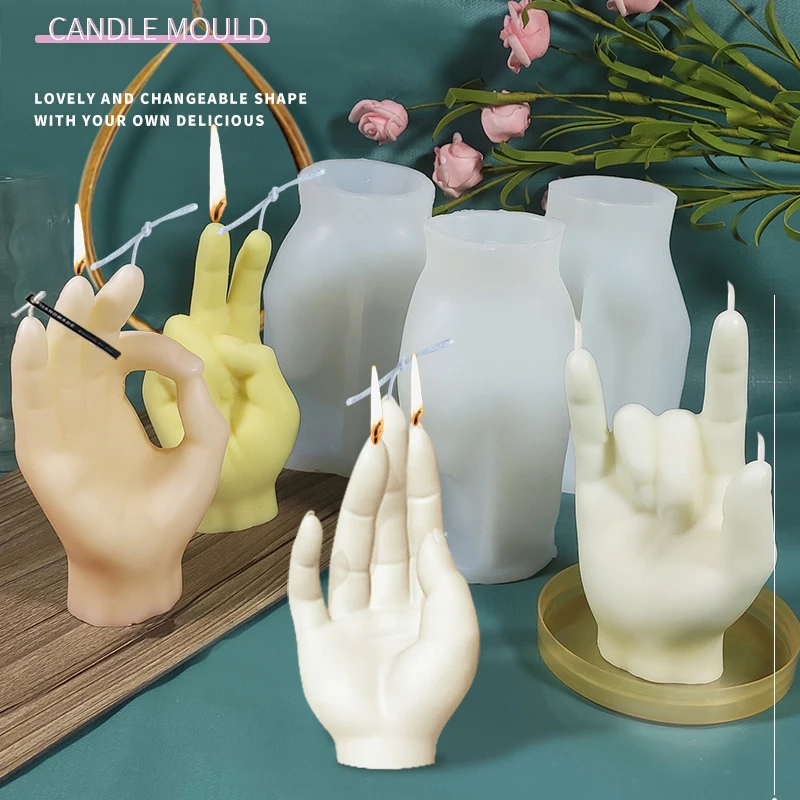 Candle Silicone Stencil Easy to Clean DIY Creatives Gesture Template For DIY Candle Fondant Soap Chocolate
Candle Silicone Stencil Easy to Clean DIY Creatives Gesture Template For DIY Candle Fondant Soap Chocolate