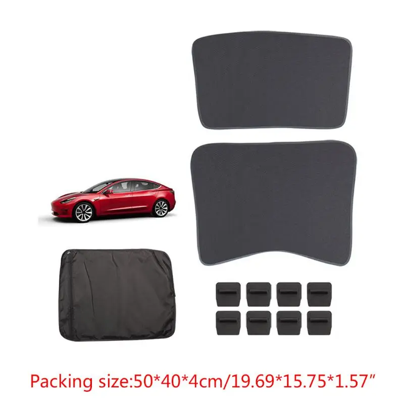 Auto Car Sunshade Sunroof Model 3 Windshield Shade Front Rear SunShade for tesla Accessories Glass Roof Sunshade
Auto Car Sunshade Sunroof Model 3 Windshield Shade Front Rear SunShade for tesla Accessories Glass Roof Sunshade