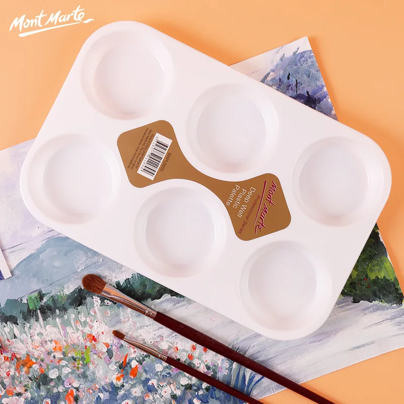 Mengmate 6-Grid Plastic Palette Deep Groove Children's Acrylic Pigment Paint Plastic Palette for Training Institutions
Mengmate 6-Grid Plastic Palette Deep Groove Children's Acrylic Pigment Paint Plastic Palette for Training Institutions