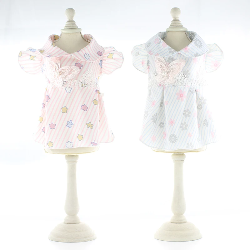 Dog Dress Stripe Acrylic Spring Summer Pet Clothes Corgi Bulldog Pomeranian Yorkshire Chihuahua Teddy Puppy Cat Dresse Bule Pink
Dog Dress Stripe Acrylic Spring Summer Pet Clothes Corgi Bulldog Pomeranian Yorkshire Chihuahua Teddy Puppy Cat Dresse Bule Pink
