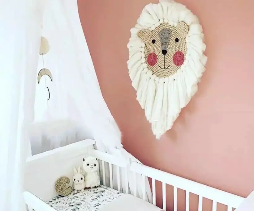 Nordic Home Wall Ornaments Hand-woven Cartoon Lion and Sheep Style Hanging Children's Room Kids Clothing Store Background Props
Nordic Home Wall Ornaments Hand-woven Cartoon Lion and Sheep Style Hanging Children's Room Kids Clothing Store Background Props