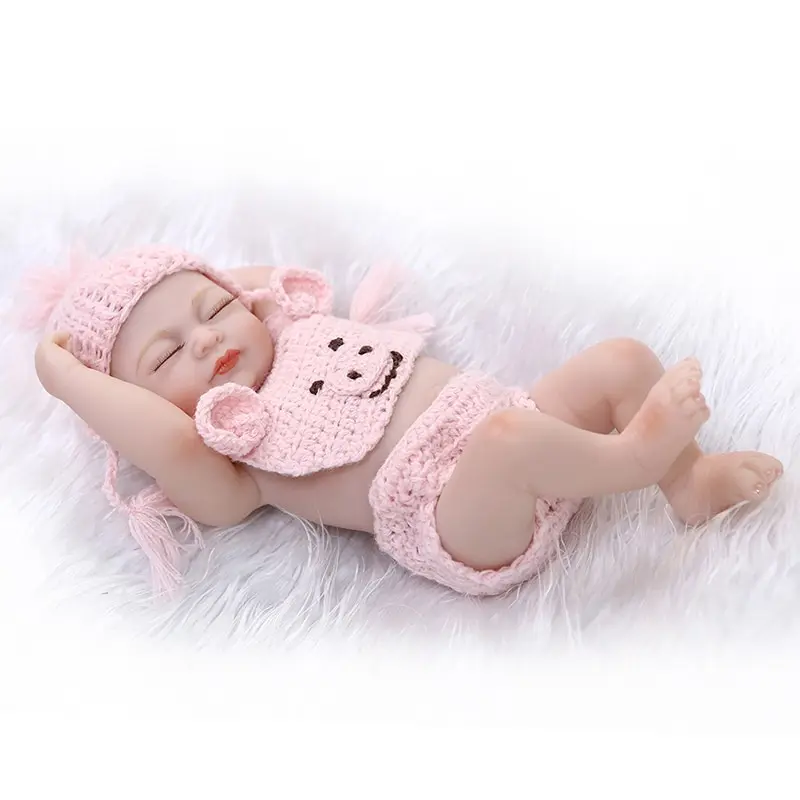 New Baby Doll Toy Gift Hot Sale 10'' Full Silicone Bathing Lifelike Doll Reborn Doll
New Baby Doll Toy Gift Hot Sale 10'' Full Silicone Bathing Lifelike Doll Reborn Doll